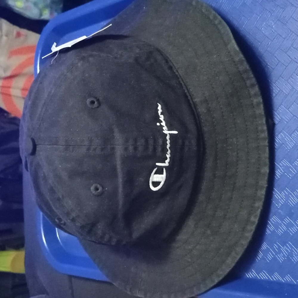 Champion Classic Black Bucket Hat, NWT, Old New Stock, Men's L-XL,
